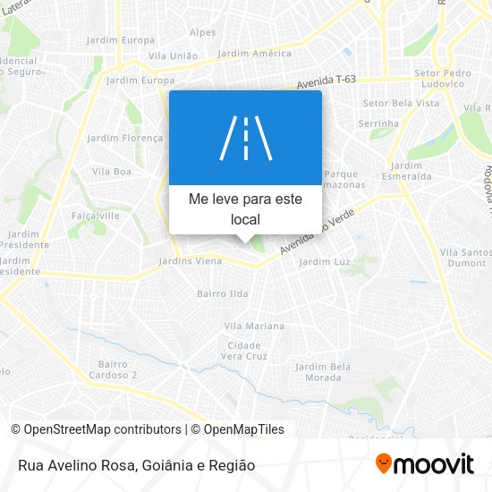 Rua Avelino Rosa mapa
