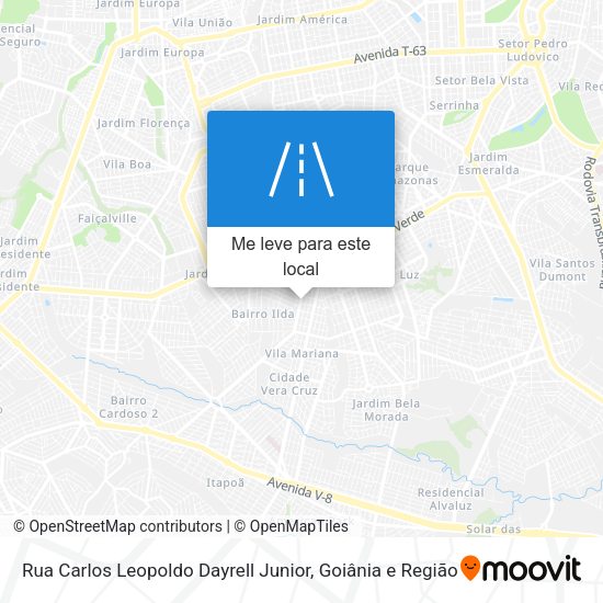 Rua Carlos Leopoldo Dayrell Junior mapa