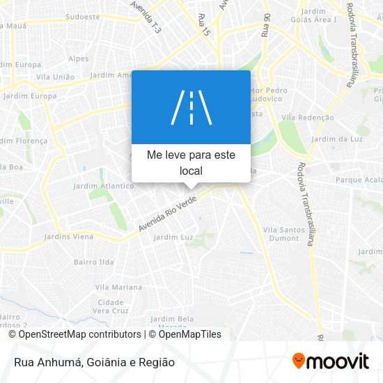 Rua Anhumá mapa