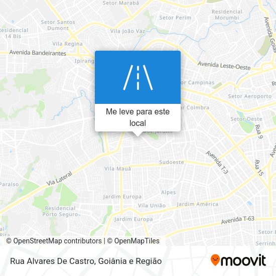 Rua Alvares De Castro mapa