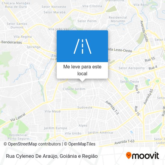 Rua Cyleneo De Araújo mapa