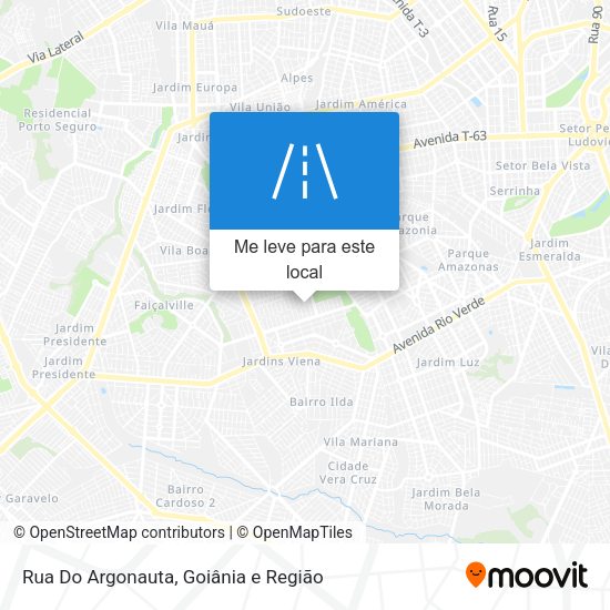 Rua Do Argonauta mapa