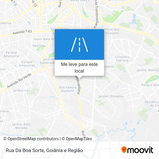 Rua Da Boa Sorte mapa