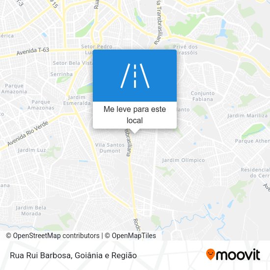 Rua Rui Barbosa mapa