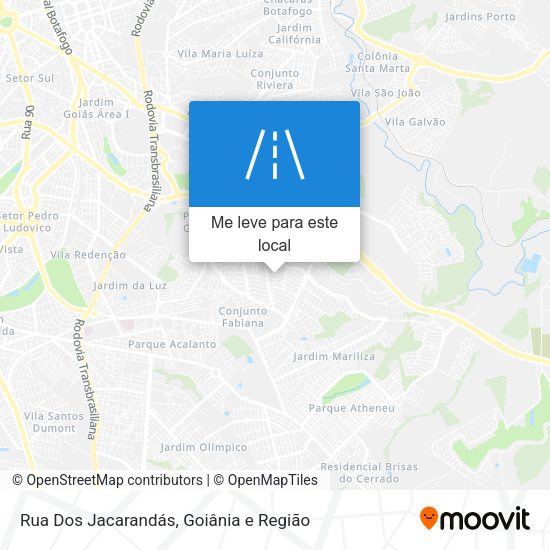 Rua Dos Jacarandás mapa