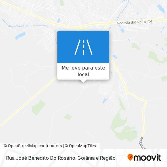 Rua José Benedito Do Rosário mapa