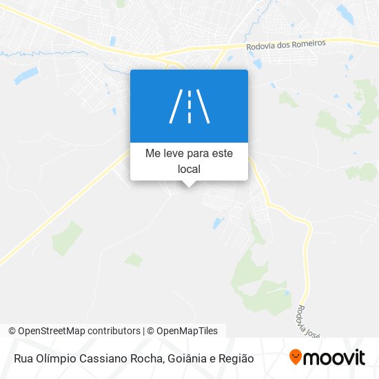 Rua Olímpio Cassiano Rocha mapa