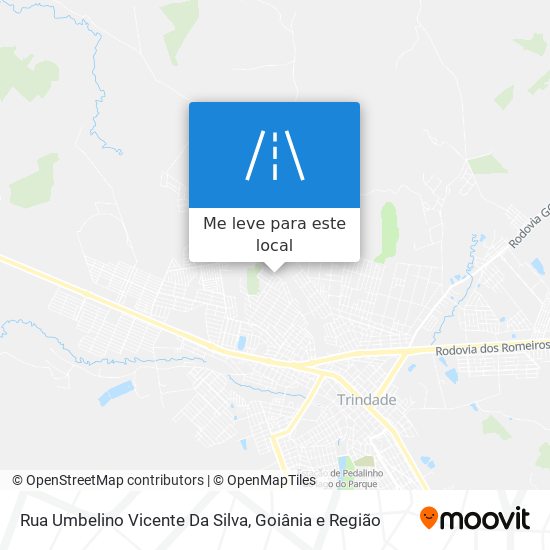 Rua Umbelino Vicente Da Silva mapa