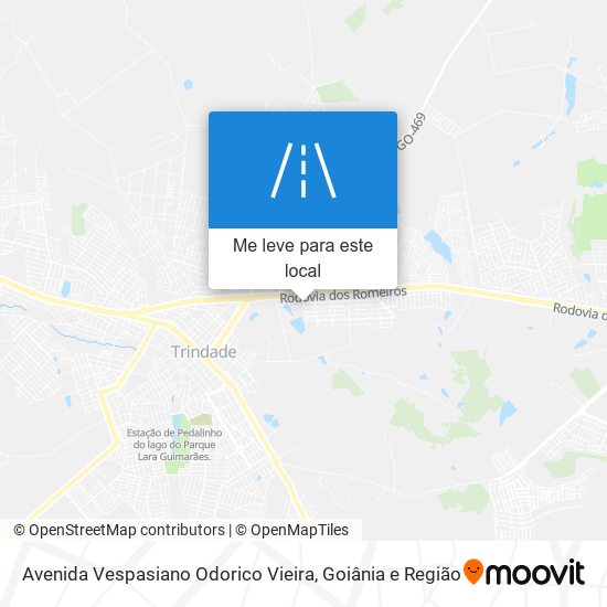Avenida Vespasiano Odorico Vieira mapa