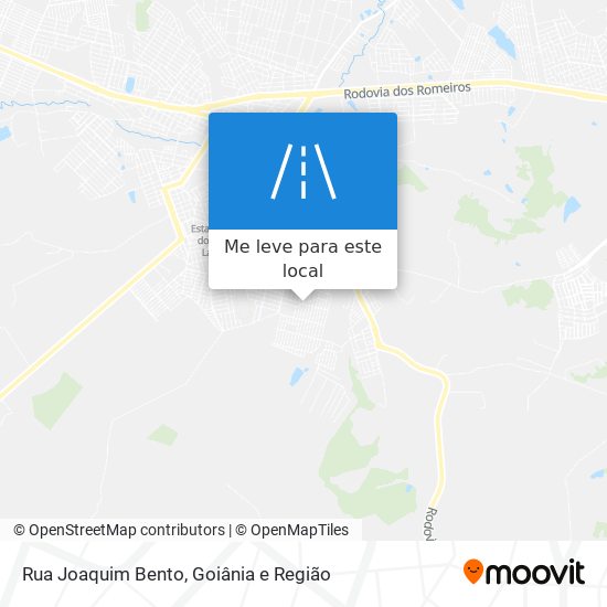 Rua Joaquim Bento mapa