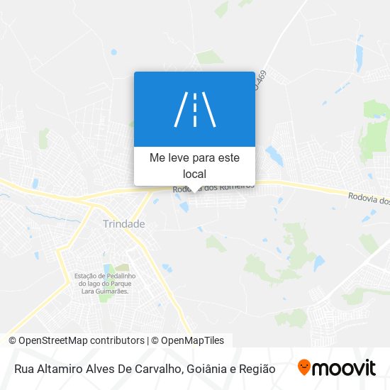 Rua Altamiro Alves De Carvalho mapa