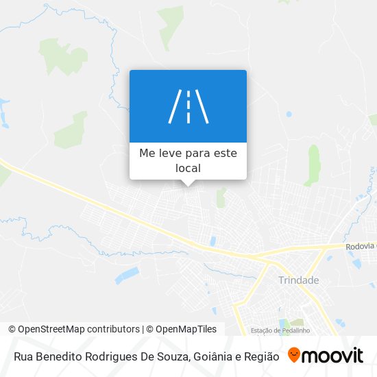 Rua Benedito Rodrigues De Souza mapa