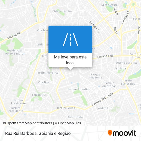 Rua Rui Barbosa mapa