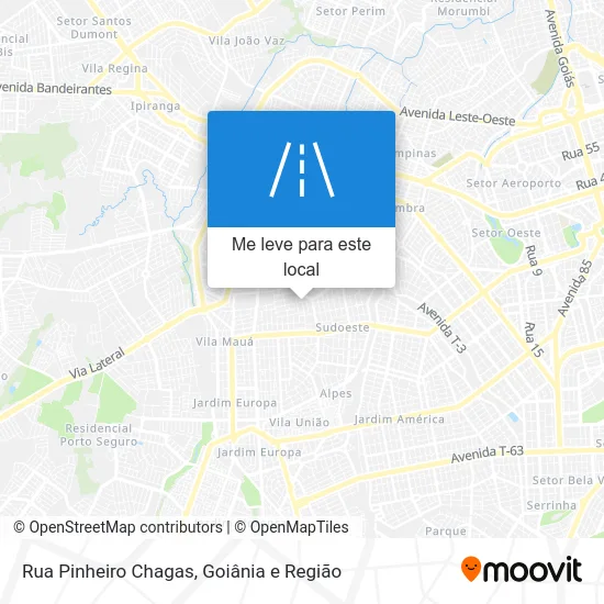 Rua Pinheiro Chagas mapa