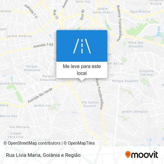 Rua Lívia Maria mapa