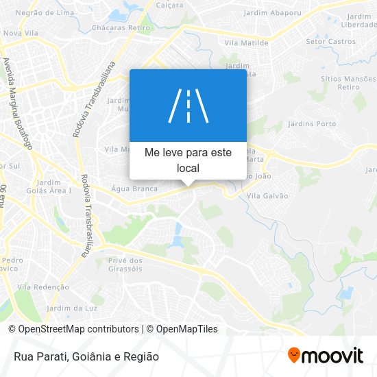 Rua Parati mapa