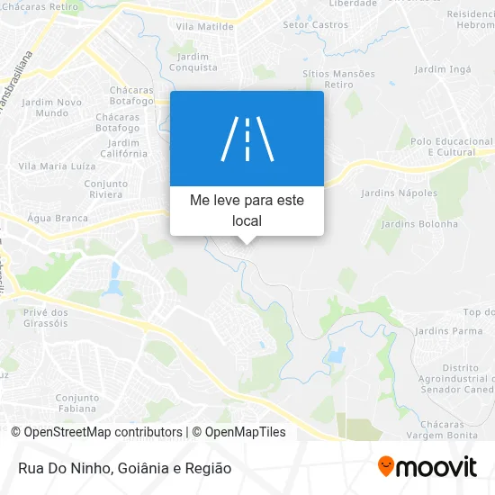 Rua Do Ninho mapa