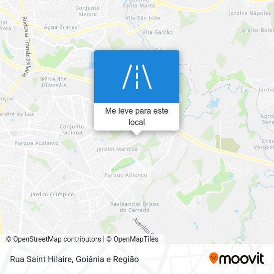 Rua Saint Hilaire mapa