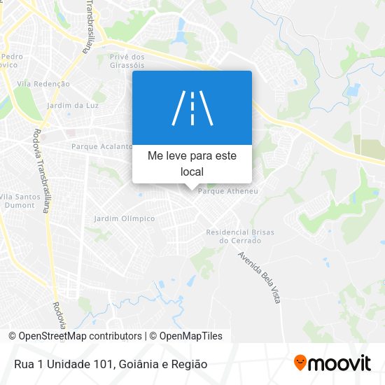 Rua 1 Unidade 101 mapa