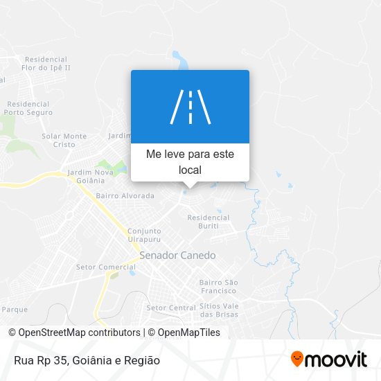 Rua Rp 35 mapa