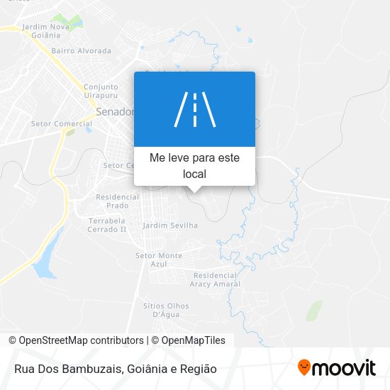 Rua Dos Bambuzais mapa