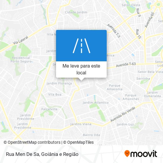 Rua Men De Sa mapa