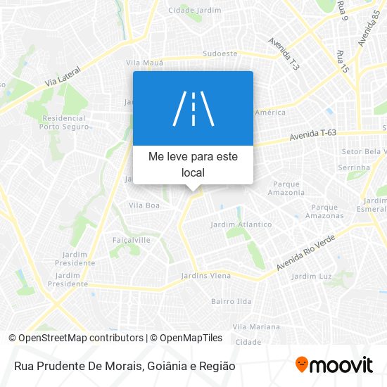 Rua Prudente De Morais mapa