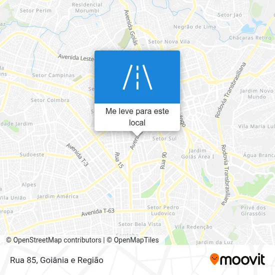 Rua 85 mapa