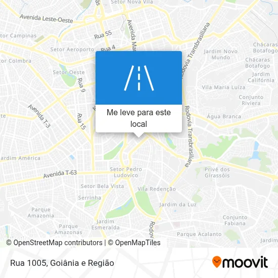 Rua 1005 mapa