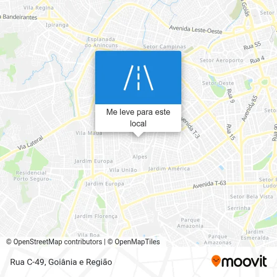 Rua C-49 mapa