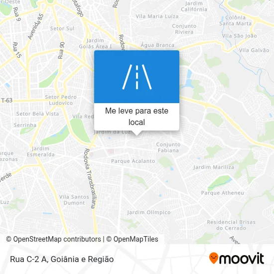 Rua C-2 A mapa