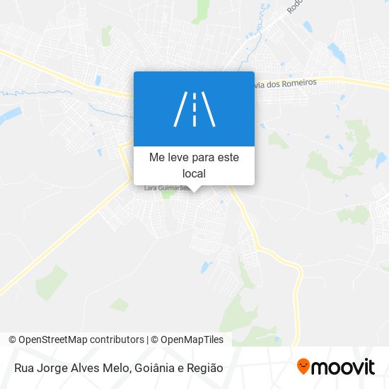 Rua Jorge Alves Melo mapa