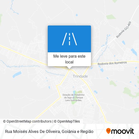 Rua Moisés Alves De Oliveira mapa
