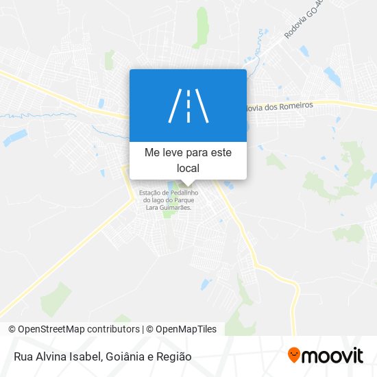 Rua Alvina Isabel mapa