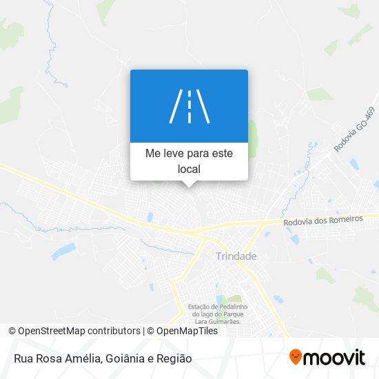 Rua Rosa Amélia mapa