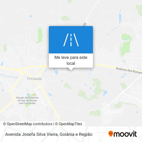 Avenida Josefa Silva Vieira mapa