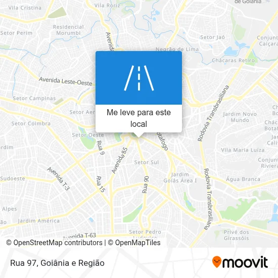 Rua 97 mapa
