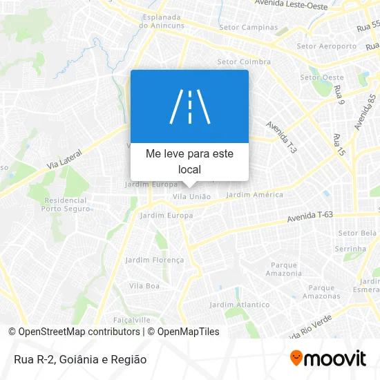 Rua R-2 mapa