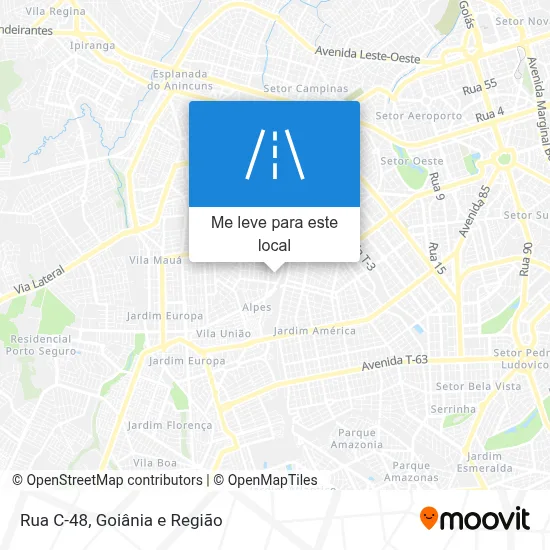 Rua C-48 mapa