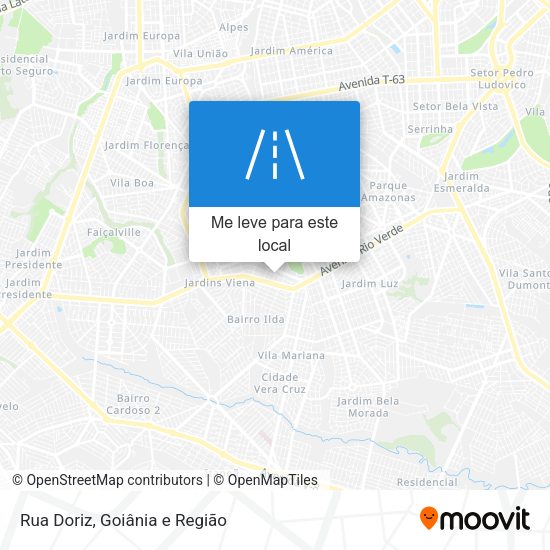 Rua Doriz mapa