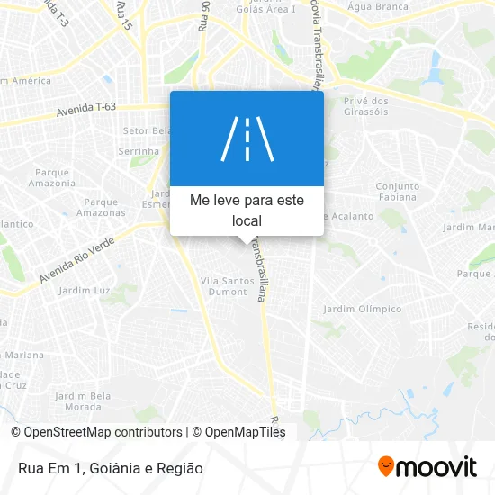 Rua Em 1 mapa