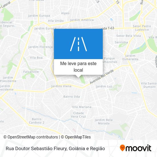 Rua Doutor Sebastião Fleury mapa