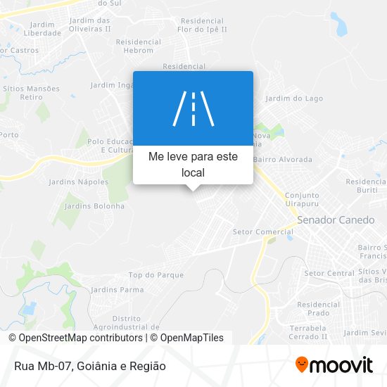 Rua Mb-07 mapa