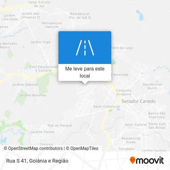 Rua S 41 mapa