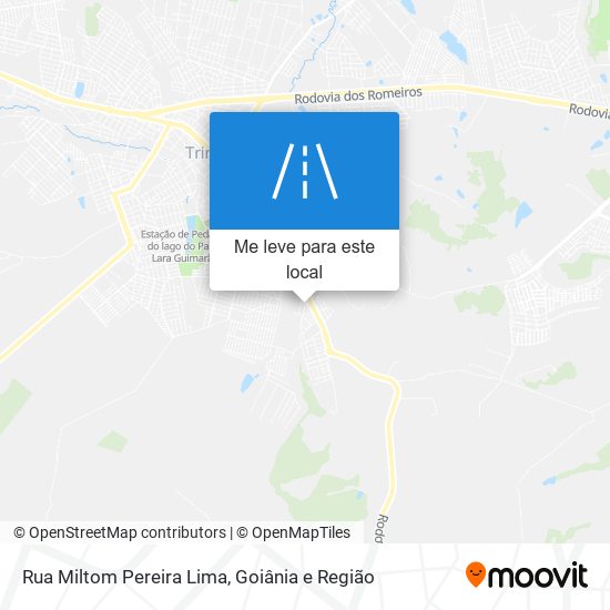 Rua Miltom Pereira Lima mapa