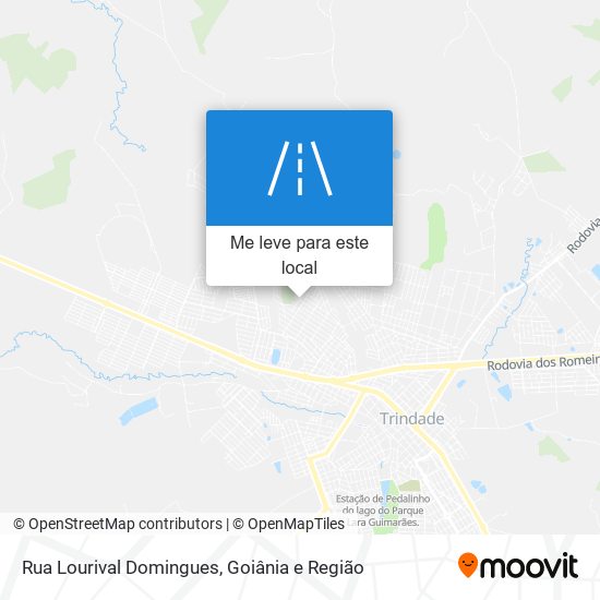 Rua Lourival Domingues mapa