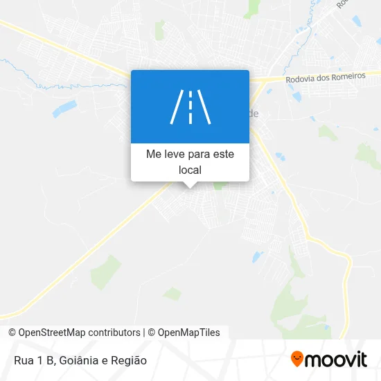 Rua 1 B mapa