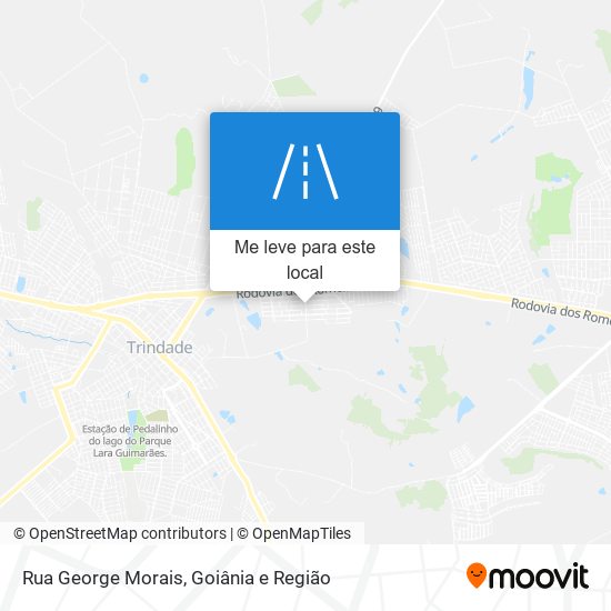 Rua George Morais mapa