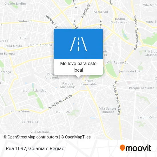 Rua 1097 mapa