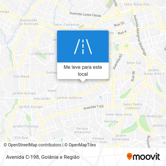 Avenida C-198 mapa